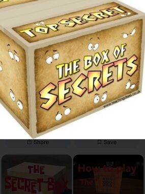 The Box of secrets are inside